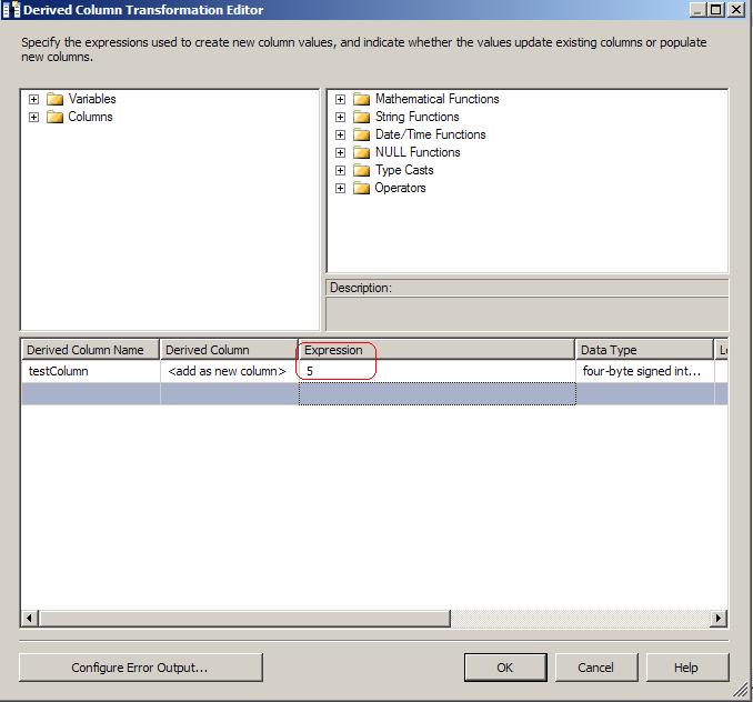 Solved SSIS Dynamic Derived Column Experts Exchange