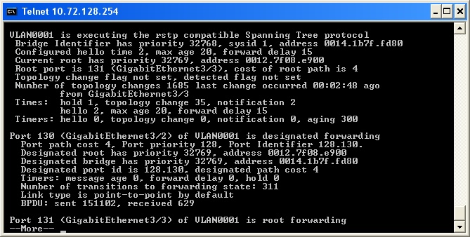 cat6513 NOT ROOT BRIDGE