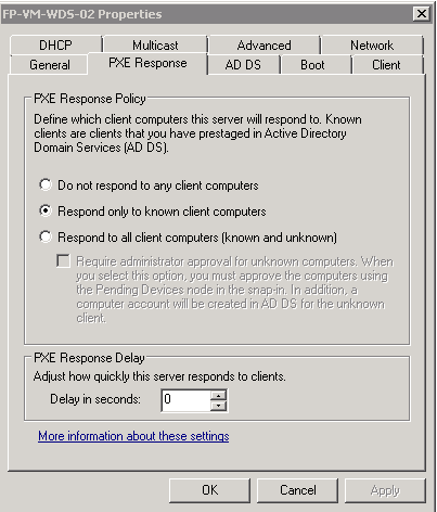 PXE response