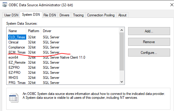 Solved Changes To ODBC Driver In Registry Not Reflected In ODBC UI