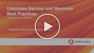 [Webinar] Database Backup and Recovery