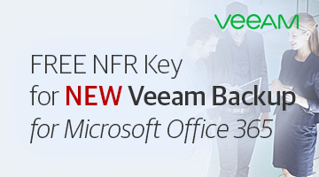 NFR key for Veeam Backup for Microsoft Office 365