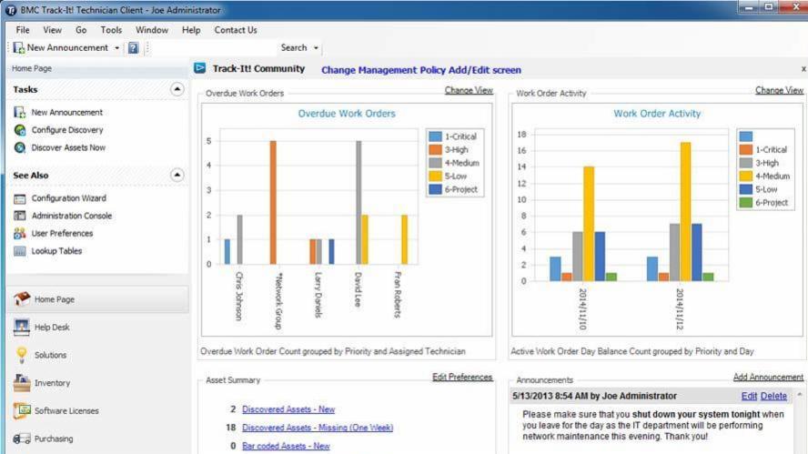 Software Review: Track-It! from BMC - IT Help Desk Work Order ...