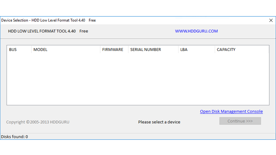 low level usb format tool