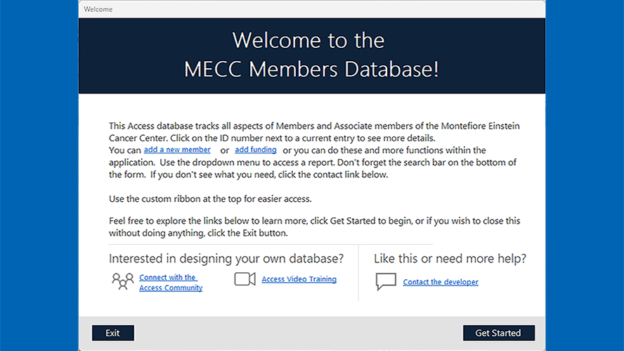 Making your Database More User Friendly | Experts Exchange