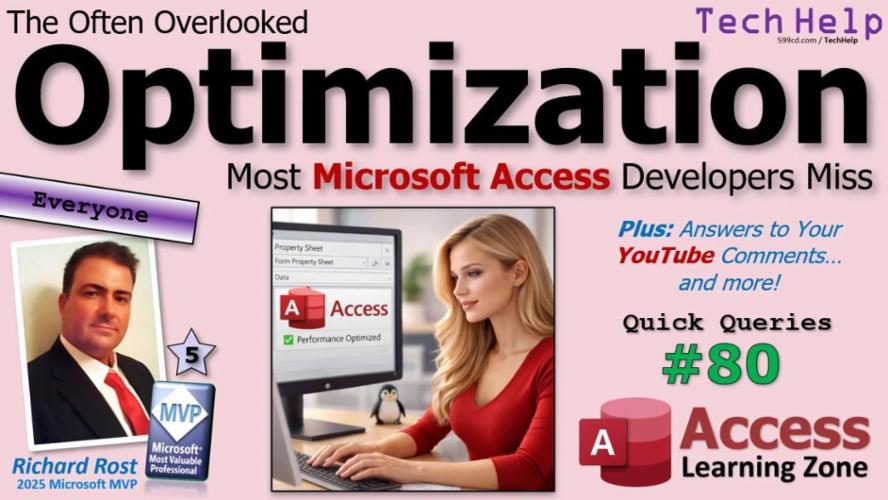 Optimizing Microsoft Access Form Performance with Snapshot Recordset ...