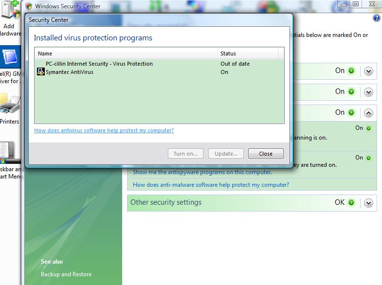 Cillin Solved: Unable to uninstall PC-cillin completely on Vista | Experts ...