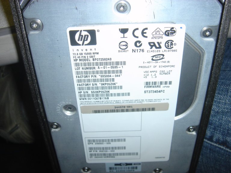 Solved: Connect HP Fiber Channel HD to my Motherboard | Experts Exchange