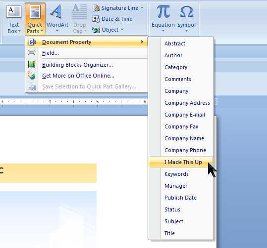 microsoft word link content control to database