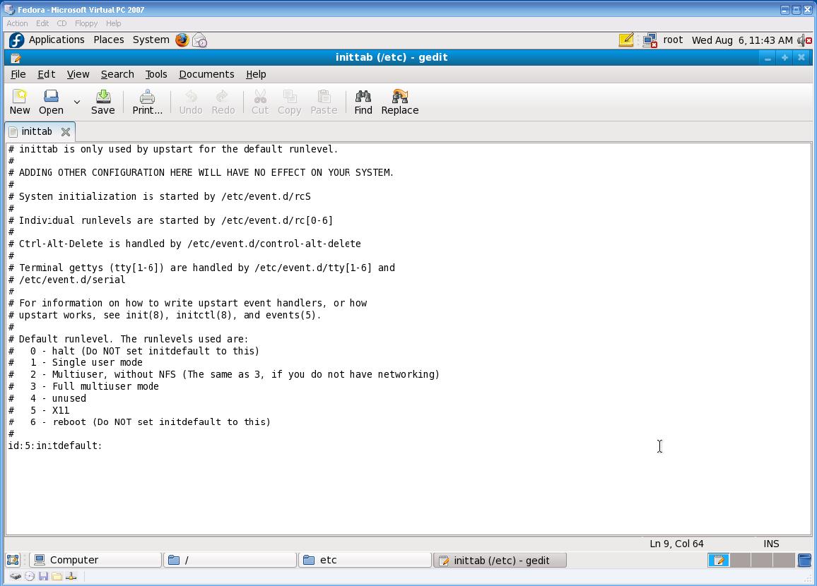 Solved: Linux, Fedora, 9, on virtual pc 2007. Getting Blank screen when ...