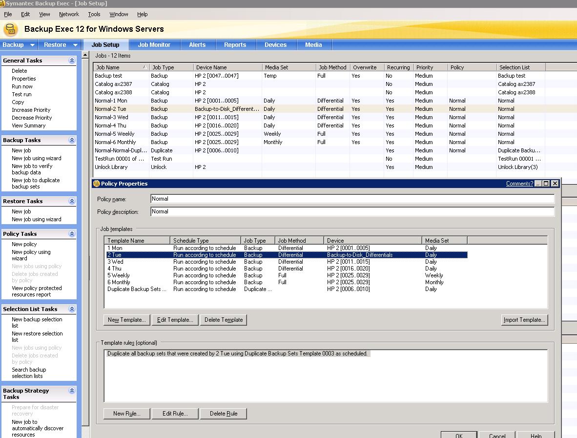 Solved: How to change BackupExec media from Tape to Disk/network drive ...
