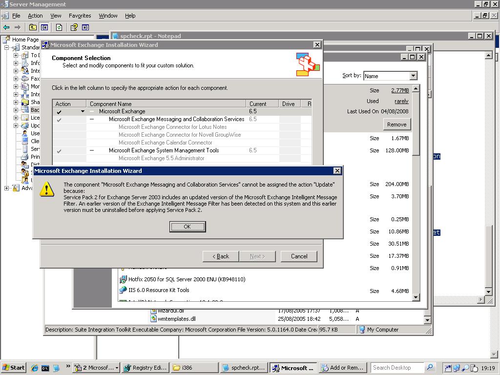 Solved: DPM 2007 not showing Exchange Storage Groups on SBS 2003 R2 ...