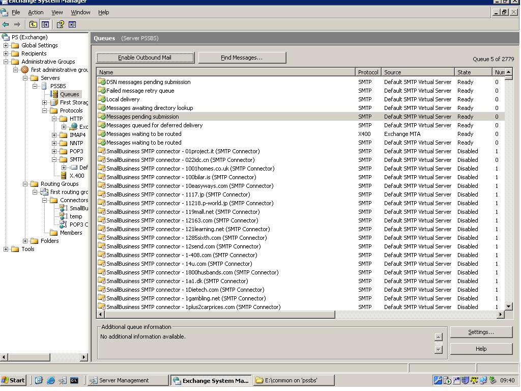 Solved How to Clean and Stop SMTP open relay on exchange server 2003