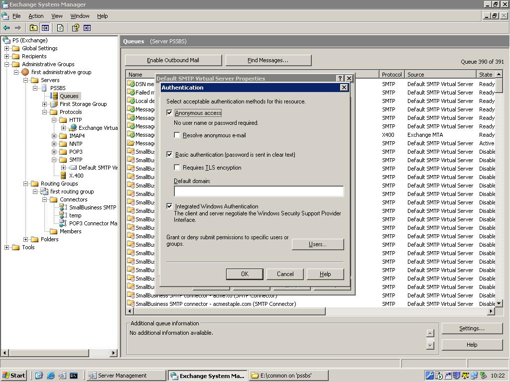 Disable vue. Exchange 5.5. SMTP программа. MS Exchange Server настройка. Mail relay Exchange.