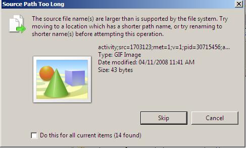 robocopy long file name support