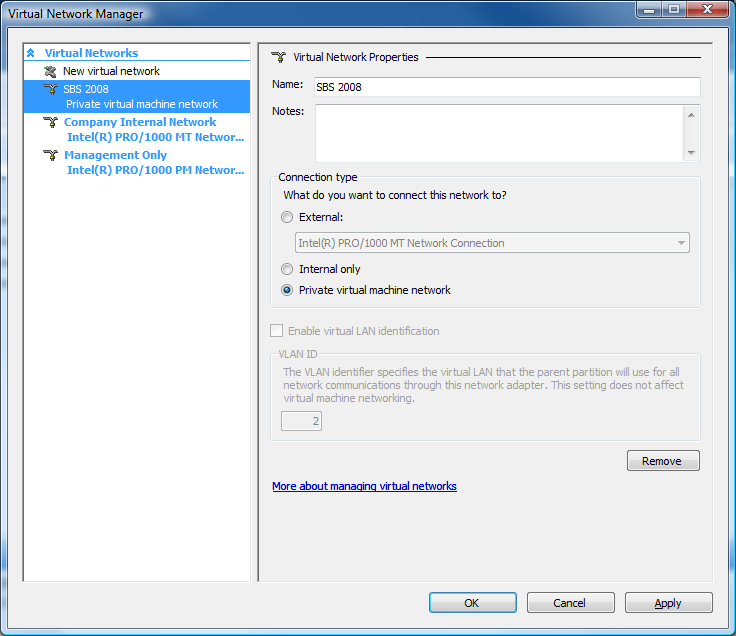 Solved HyperV Virtual Switch not working. Experts Exchange
