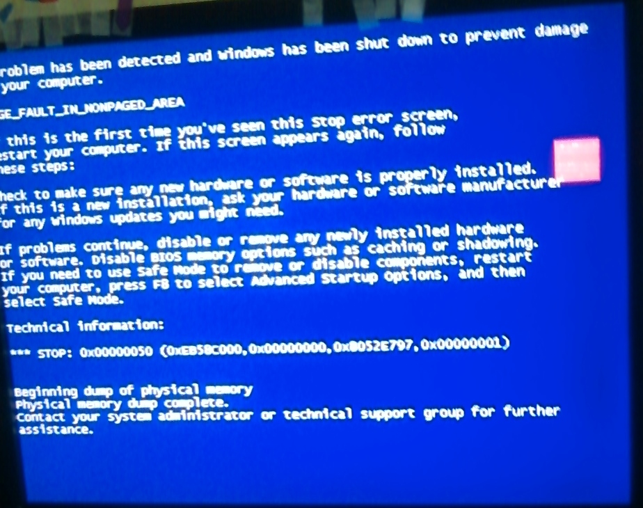 Ошибка page in nonpaged area. Синий экран ошибка 0x00000050. Синий экран смерти 0х0000000а. Ошибка stop 0x00000050. X50 синий экран.