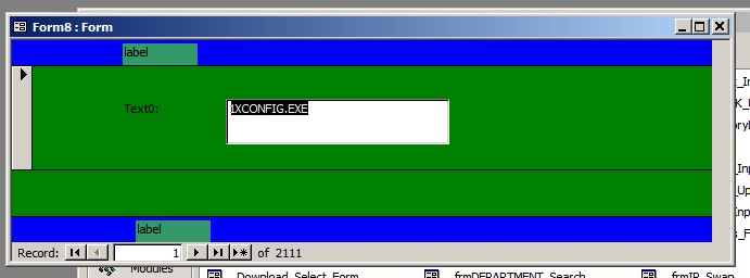 access vba form current event