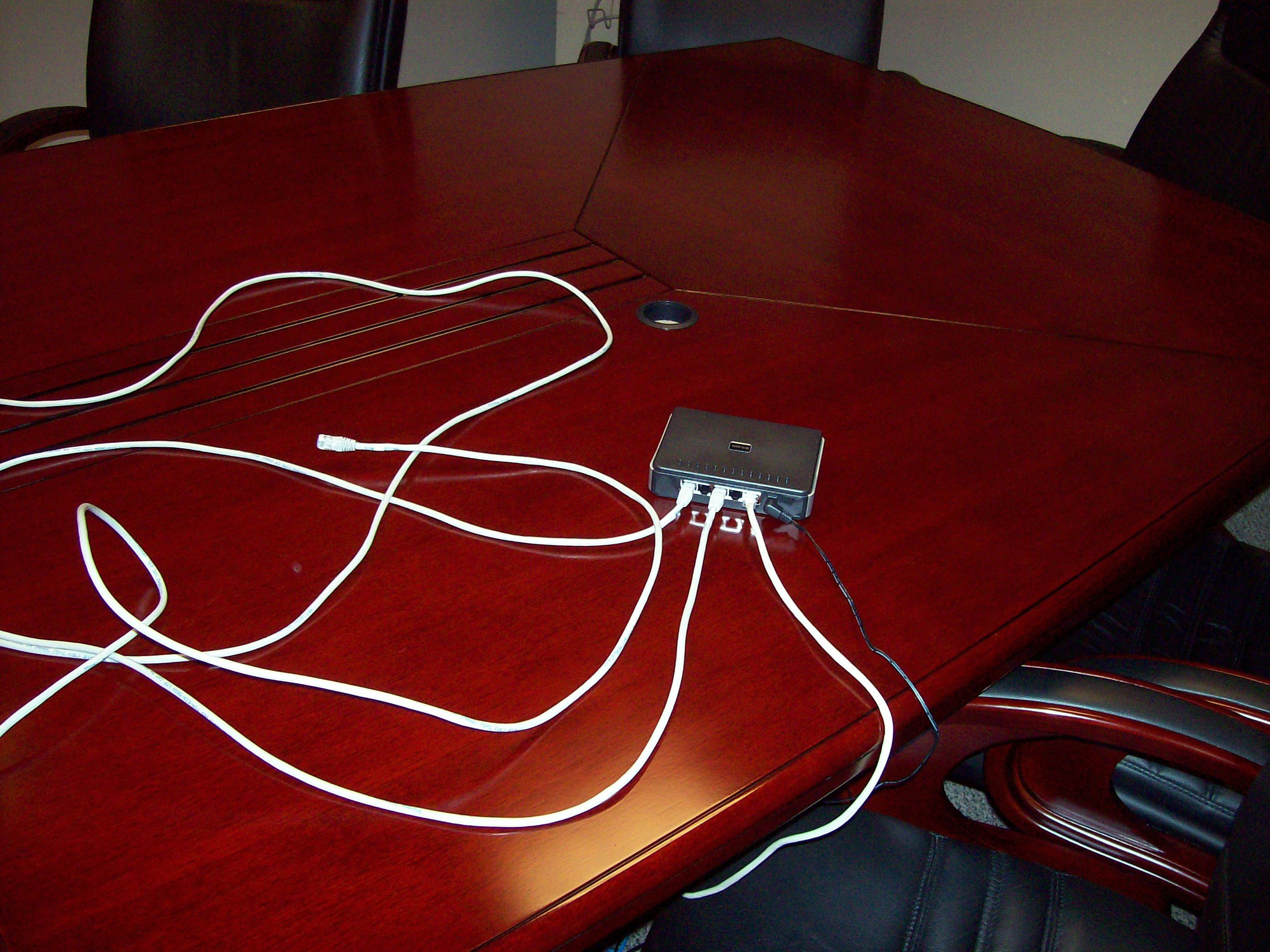 Solved How to organize cables in conference room Experts Exchange