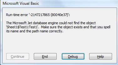 Solved: Use vba to import named excel cell into Access | Experts Exchange