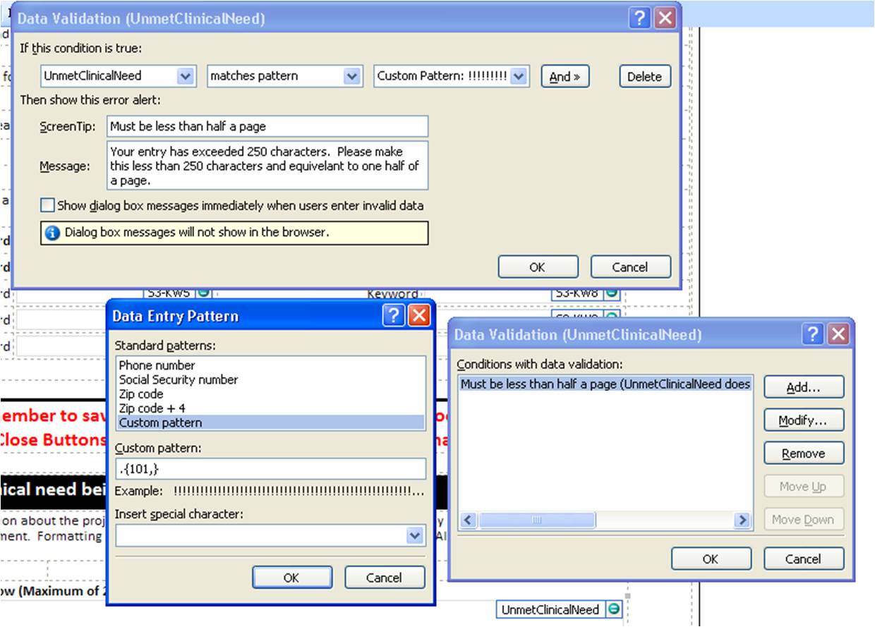 Solved: InfoPath Rich Text Box Carriage Return Issue | Experts Exchange