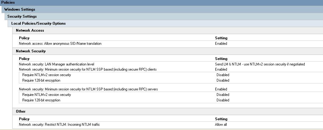 Solved: Windows 2008 R2 Domain Controller NTLM issues | Experts Exchange