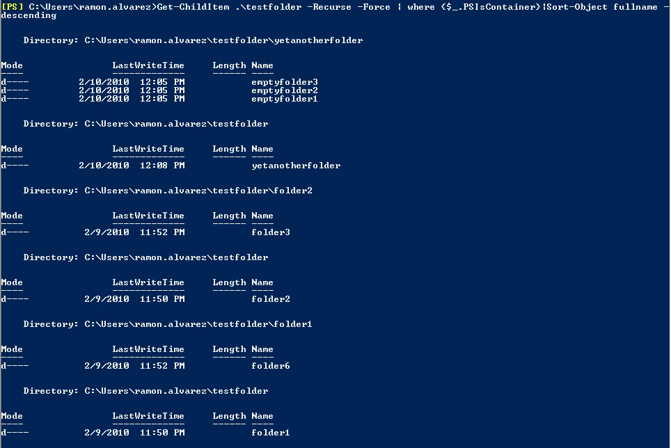 Solved: Delete empty folders with Powershell | Experts Exchange