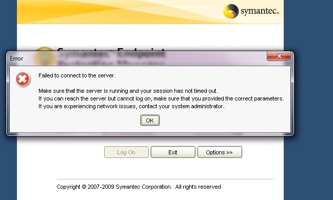 symantec endpoint manager restart services