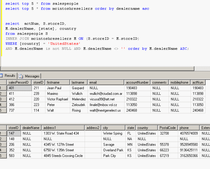 Solved: Invalid column name in SQL (column is there!) | Experts Exchange
