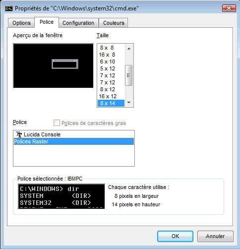 Console Font Size Solved: Delphi Console mode - changing Font usage | Experts Exchange