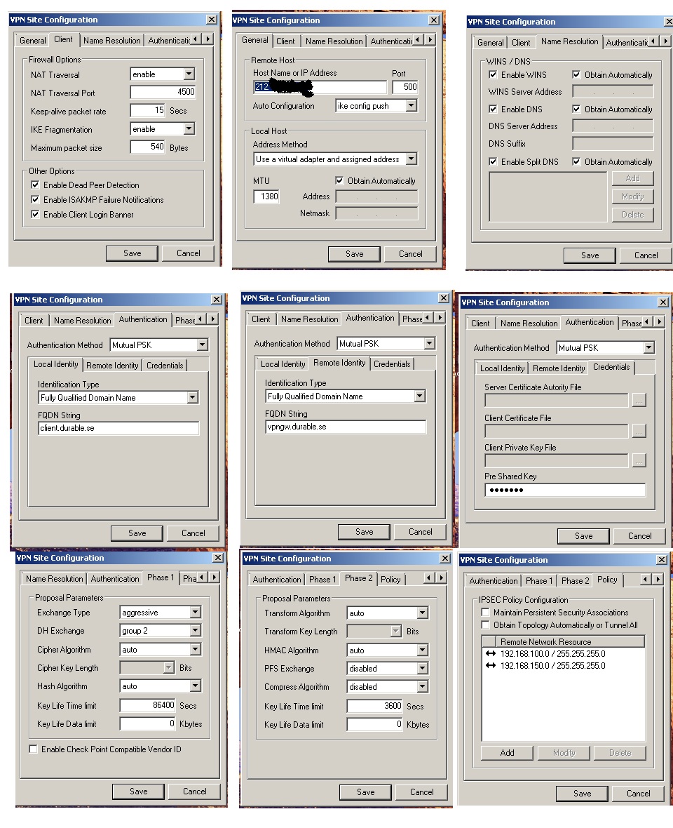 Solved Vpn Configuration Juniper Vpnfirewall Ssg5 Routes 