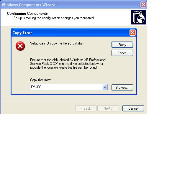 Solved: Installing optional Windows Components- IIS Install Issue ...