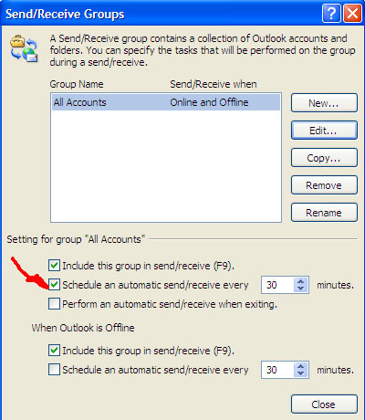 Turn Off Automatic Send-Receive Emails in Outlook 2007 Solutions ...