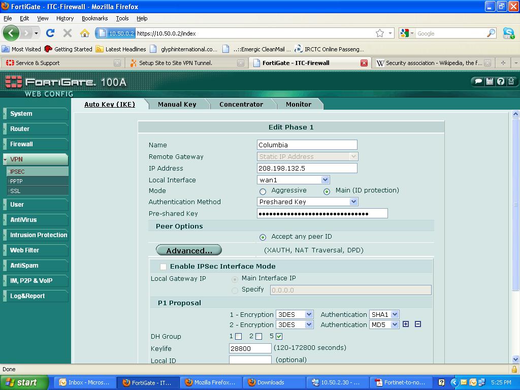 Fortigate Ipsec Dpd Failure