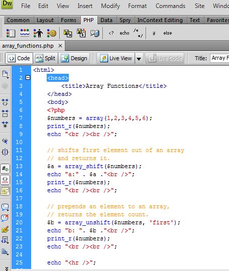 Solved: highlighting matching tags in adobe dreamweaver cs4 | Experts ...