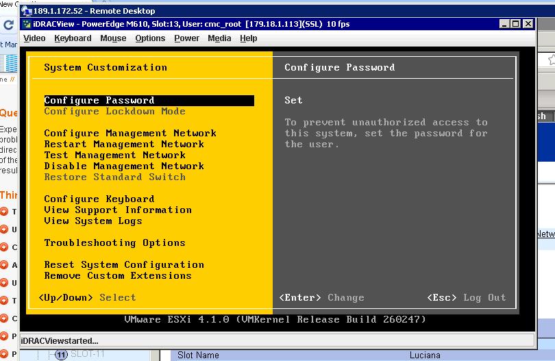 Solved "Configure lockdown mode" on ESXi 4.1 is greyed out Experts