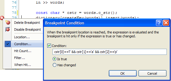 Breakpoint Tips for C/C++ Visual Studio 2008 Debugger - Part 2 | Experts  Exchange