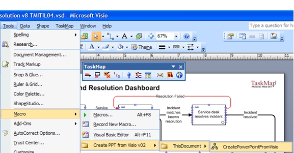 How to Create PowerPoint Slides from a Visio Drawing | Experts Exchange