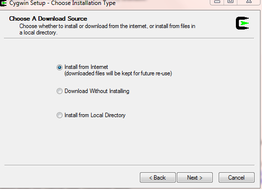 Run setup exe. Cygwin команды. Cygwin. Type Directory.