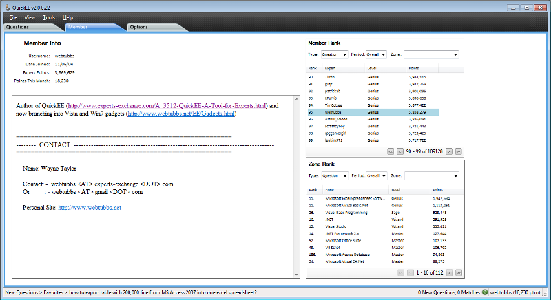 Member Tab