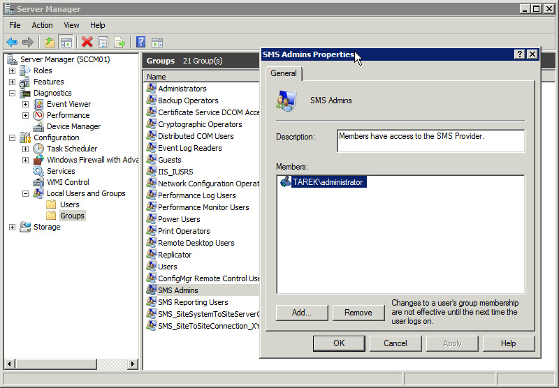 Solved: SCCM console not open | Experts Exchange