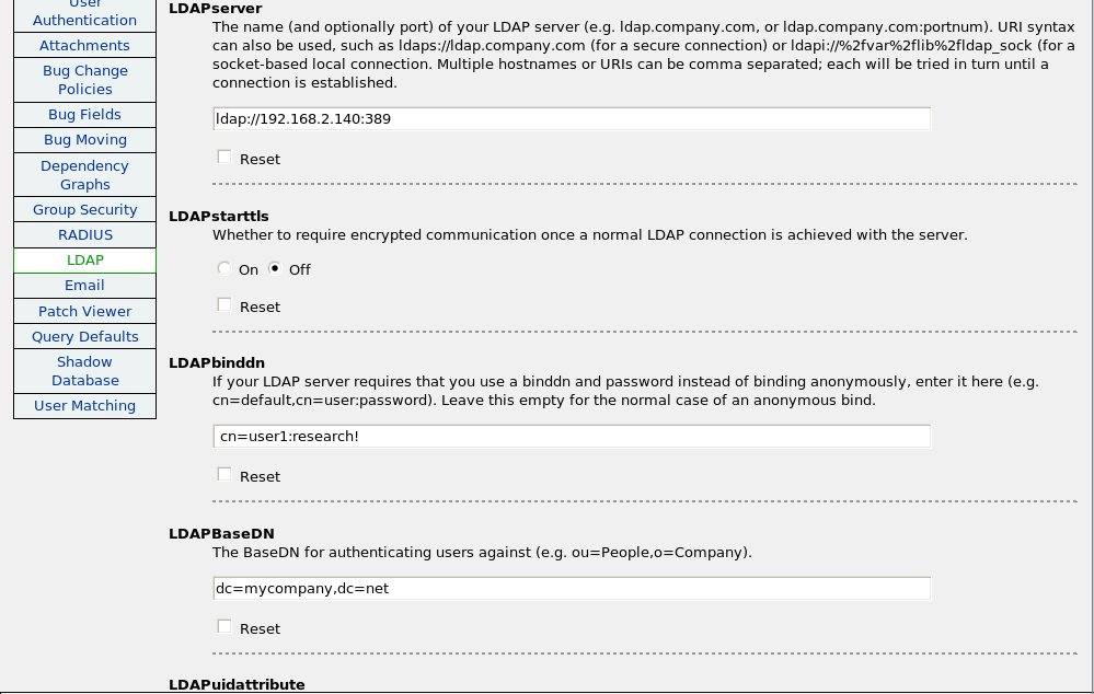 bugzilla ldap