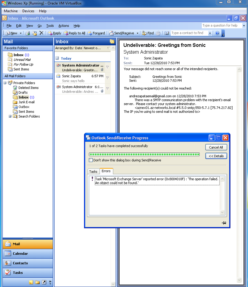 Solved: Home Exchange Server can,t send & Recieve emails. | Experts ...