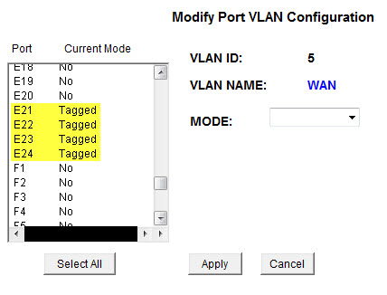 Настройка vlan на коммутаторе hp