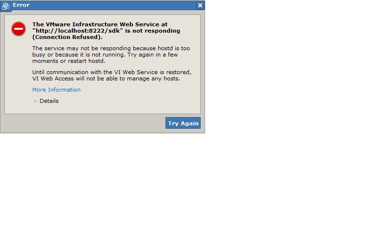 Solved: VMware login Error | Experts Exchange