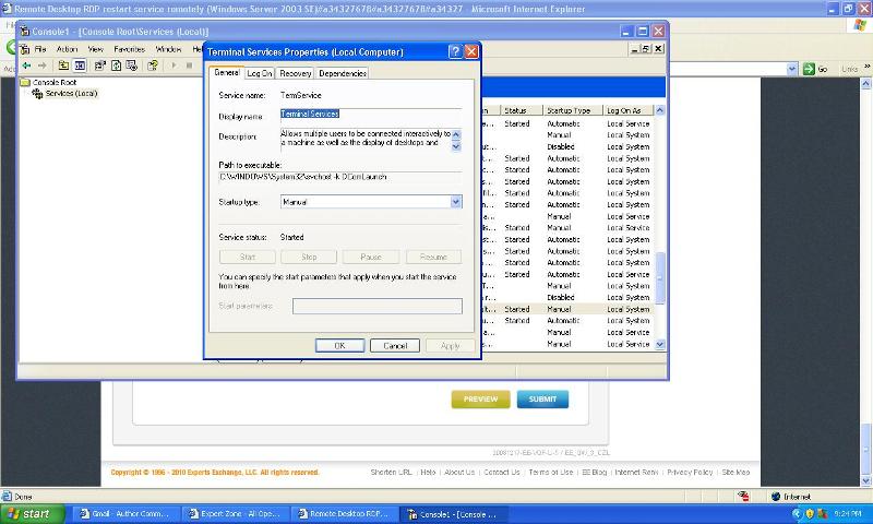 Xec Services Rdp Solved: Remote Desktop RDP restart service remotely (Windows Server ...