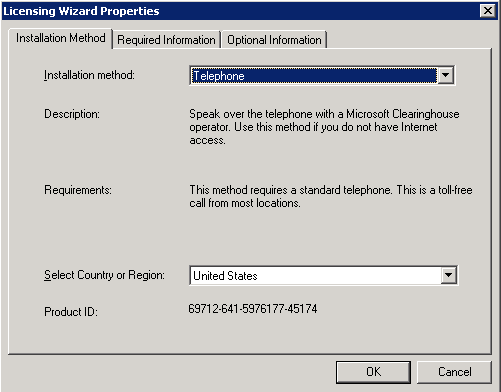 Install Terminal Server Cals 2003