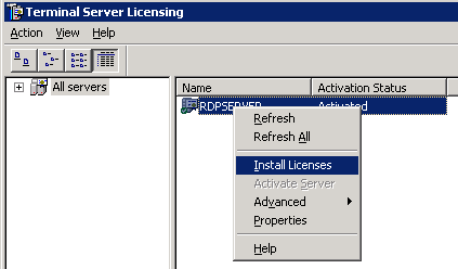 windows terminal server cal