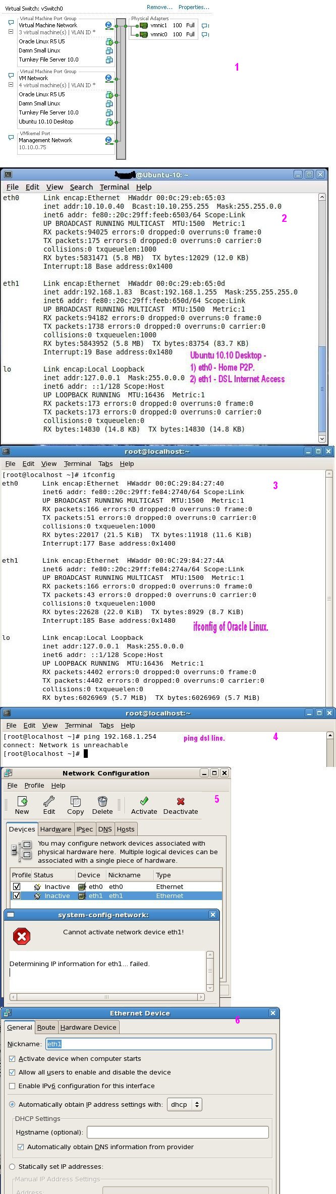 Solved: How to setup network on Oracle Linux R5 U5? | Experts Exchange