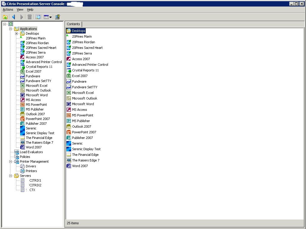 Citrix server on linux workbench in eclipse